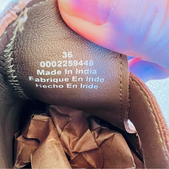 Free People Bungalow Sand Brown Suede Strappy BOHO Wooden Clog Boots SIZE 6 - Picture 7 of 13